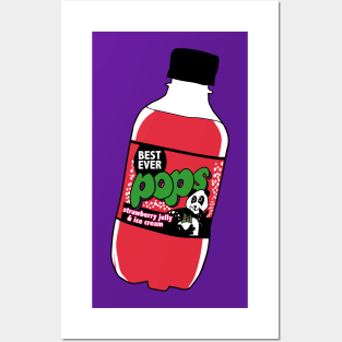 Panda Pop 90s UK Nostalgia Drink Posters and Art